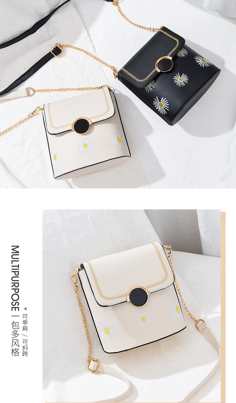 Women's Bucket bag 2020 New one-shoulder cross-body bag Korean fashion trend Daisy bag