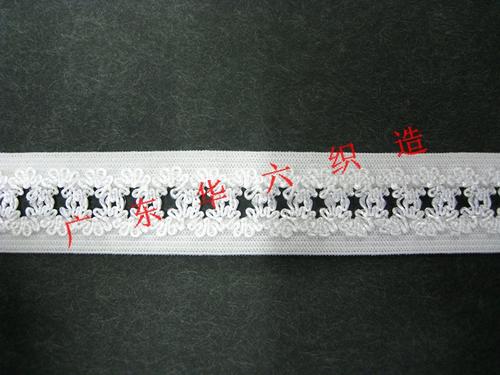 Nylon nylon polyester with symmetrical teeth side webbing lace between factory direct
