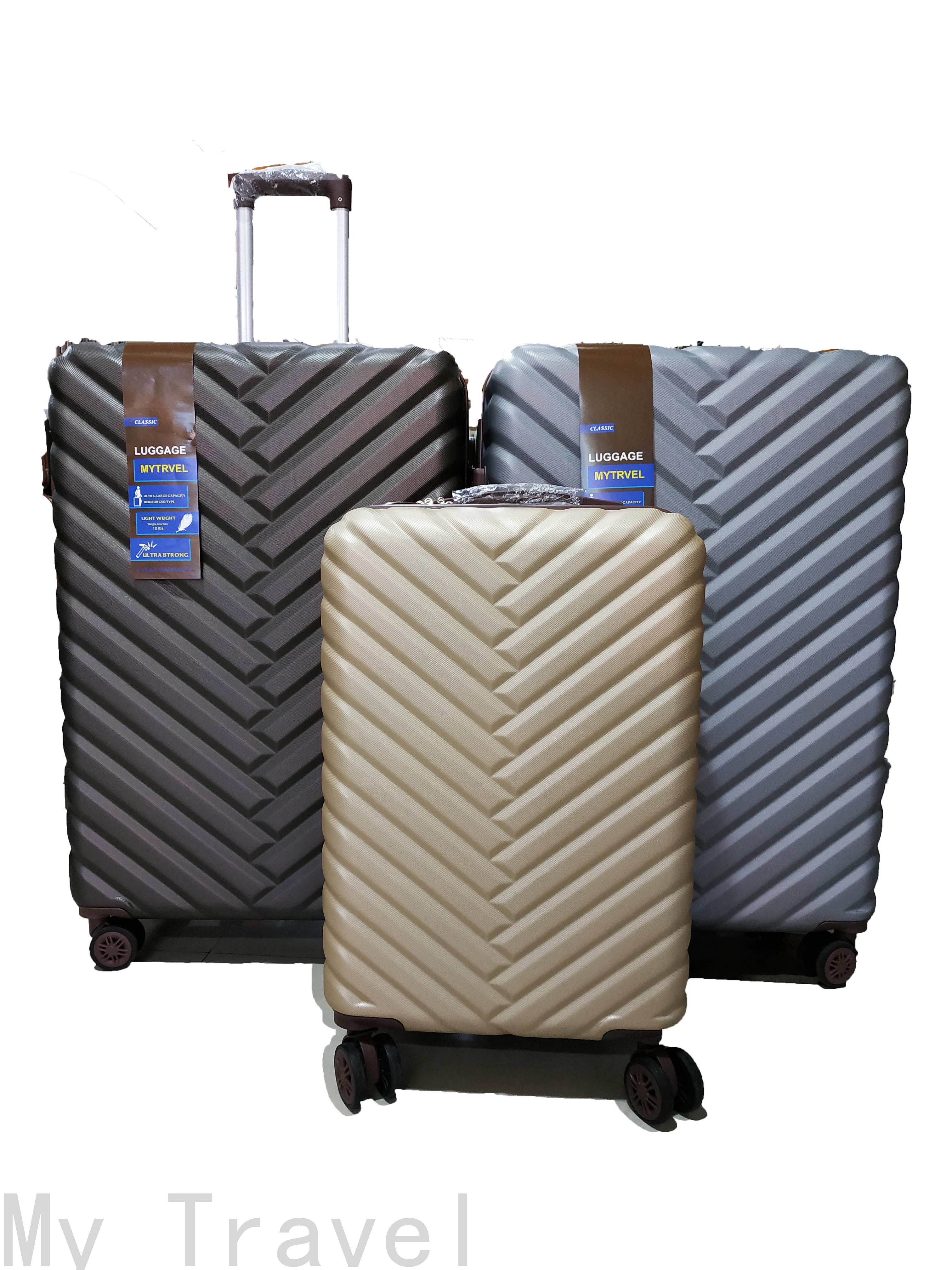 Luggage Password Suitcase Luggage ABS Zipper Three-Piece Luggage Luggage Password Suitcase Luggage ABS Zipper Three-Piece Luggage