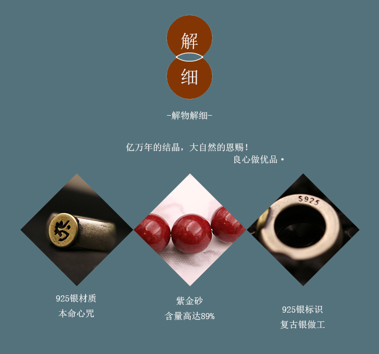 Fidelity Cinnabar Bracelet Female Rat Year Benming Buddha Bracelet Men's Raw Ore Purple Gold Sand Zodiac Bracelet Couple Ornament Fidelity Cinnabar Bracelet Female Rat Year Benming Buddha Bracelet Men's Raw Ore Purple Gold Sand Zodiac Bracelet Couple Ornament