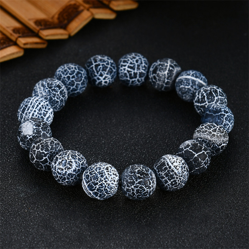Exclusive for Cross-Border New 108 PCs Wooden Bead Flower of Life Lotus Buddha Statue Lifeblood Yoga Stretch Bracelet Necklace