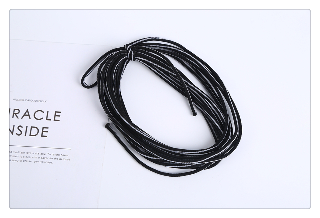Black and White Two-Tone Core Filament Handmade Beaded Wire Prayer Beads String Bracelet Necklace Thread Elastic String Headband Thread