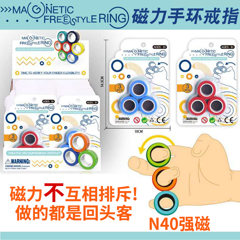 force bracelet ring rotating bracelet toy fingertip gyro decompression artifact crossborder doublespeak hot style
