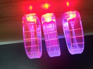 LED glow bracelet ring voice control voice-activated hands bracelets glow bracelets glow toys
