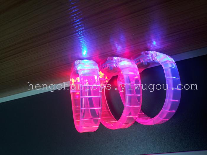 LED glow bracelet ring voice control voice-activated hands bracelets glow bracelets glow toys