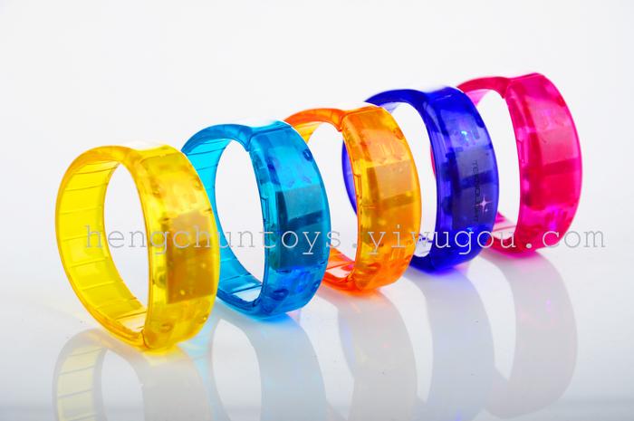 LED glow bracelet ring voice control voice-activated hands bracelets glow bracelets glow toys