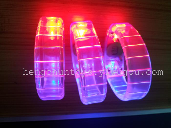 LED glow bracelet ring voice control voice-activated hands bracelets glow bracelets glow toys