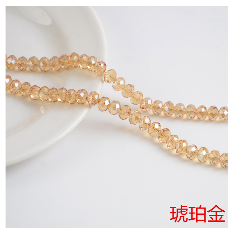 Fashion New Flat Beads Wheel Beads 4 Hole Green  Wholesale Bracelet DIY Loose Beads Accessories Accessories