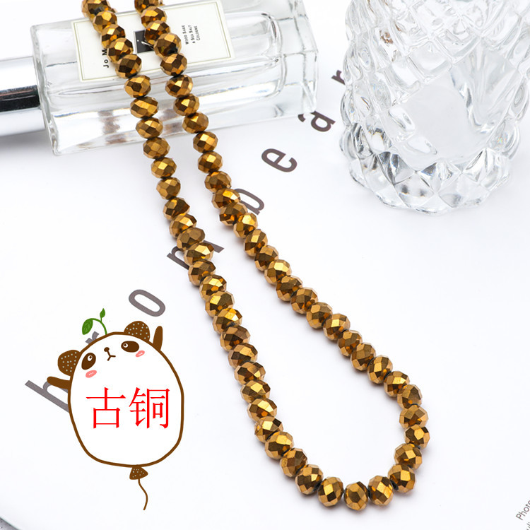 Fashion New Flat Beads Wheel Beads 4 Hole Green  Wholesale Bracelet DIY Loose Beads Accessories Accessories