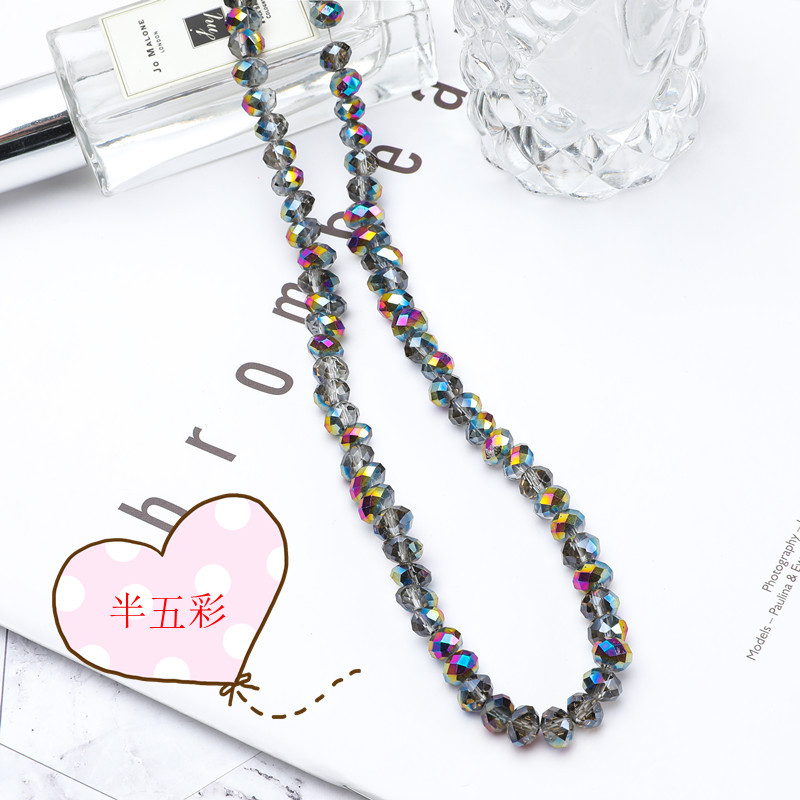 Fashion New Flat Beads Wheel Beads 4 Hole Green  Wholesale Bracelet DIY Loose Beads Accessories Accessories
