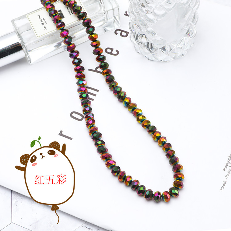 Fashion New Flat Beads Wheel Beads 4 Hole Green  Wholesale Bracelet DIY Loose Beads Accessories Accessories