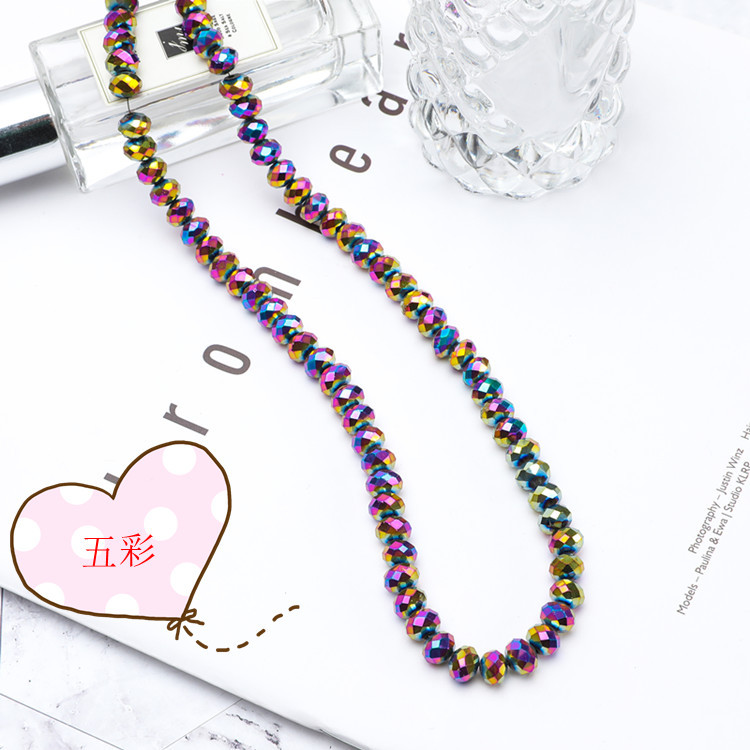 Fashion New Flat Beads Wheel Beads 4 Hole Green  Wholesale Bracelet DIY Loose Beads Accessories Accessories