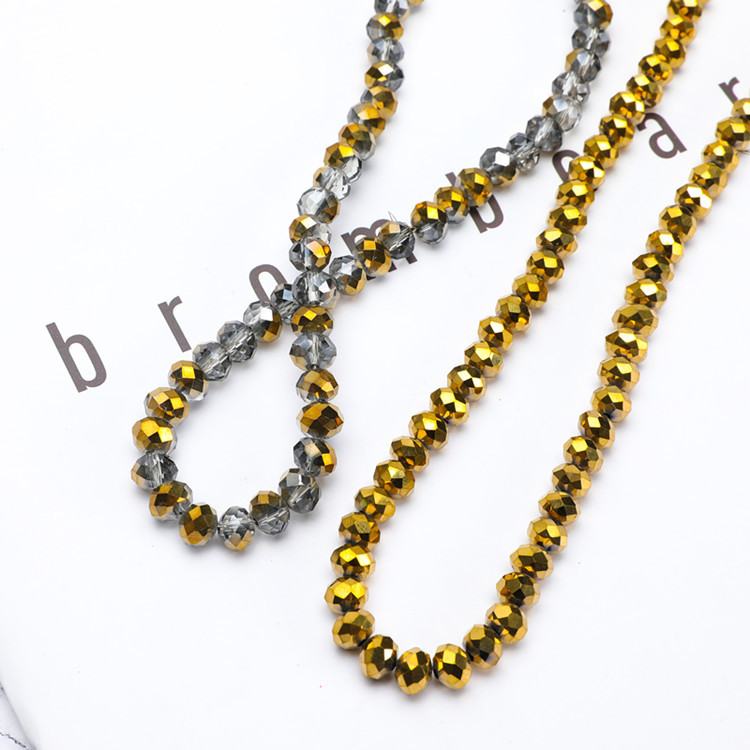 Fashion New Flat Beads Wheel Beads 4 Hole Green  Wholesale Bracelet DIY Loose Beads Accessories Accessories