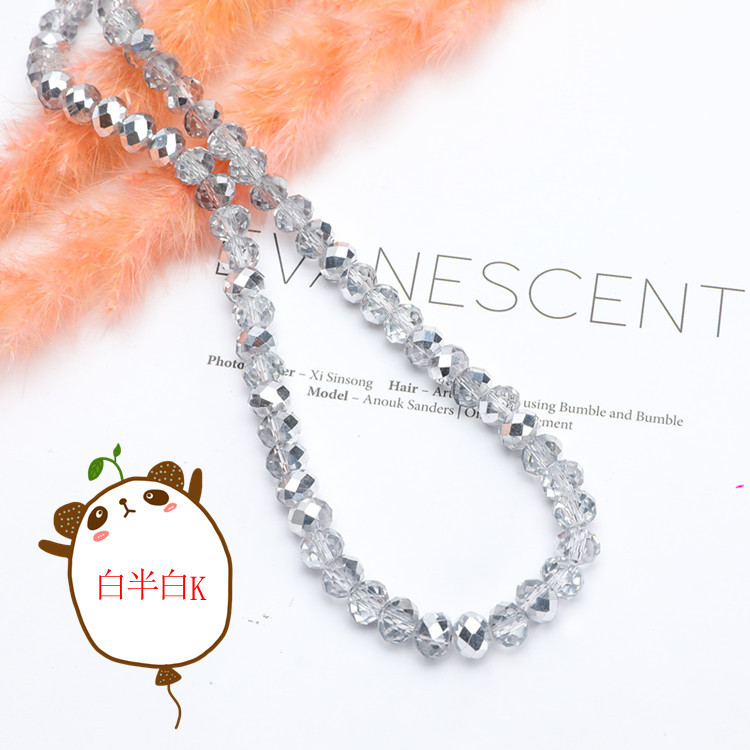 Fashion New Flat Beads Wheel Beads 4 Hole Green  Wholesale Bracelet DIY Loose Beads Accessories Accessories