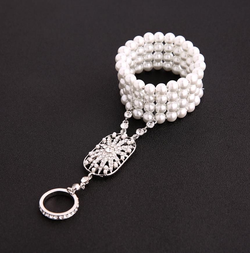 Great Gatsby Same Bracelet Ornament Ring Integrated Chain Yiwu Small Commodity Accessories Wholesale