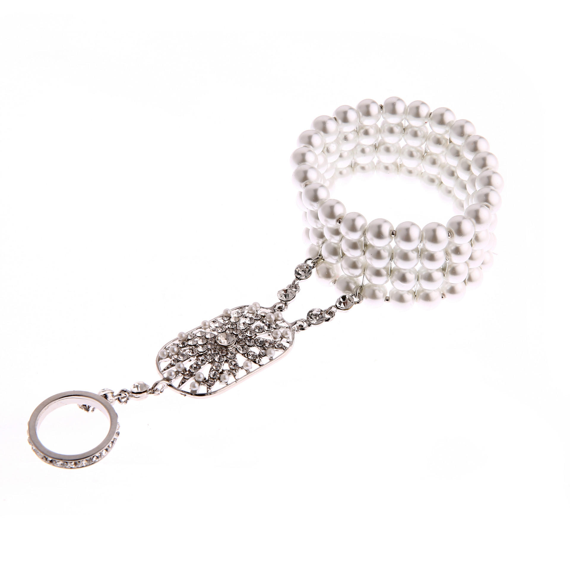 Great Gatsby Same Bracelet Ornament Ring Integrated Chain Yiwu Small Commodity Accessories Wholesale