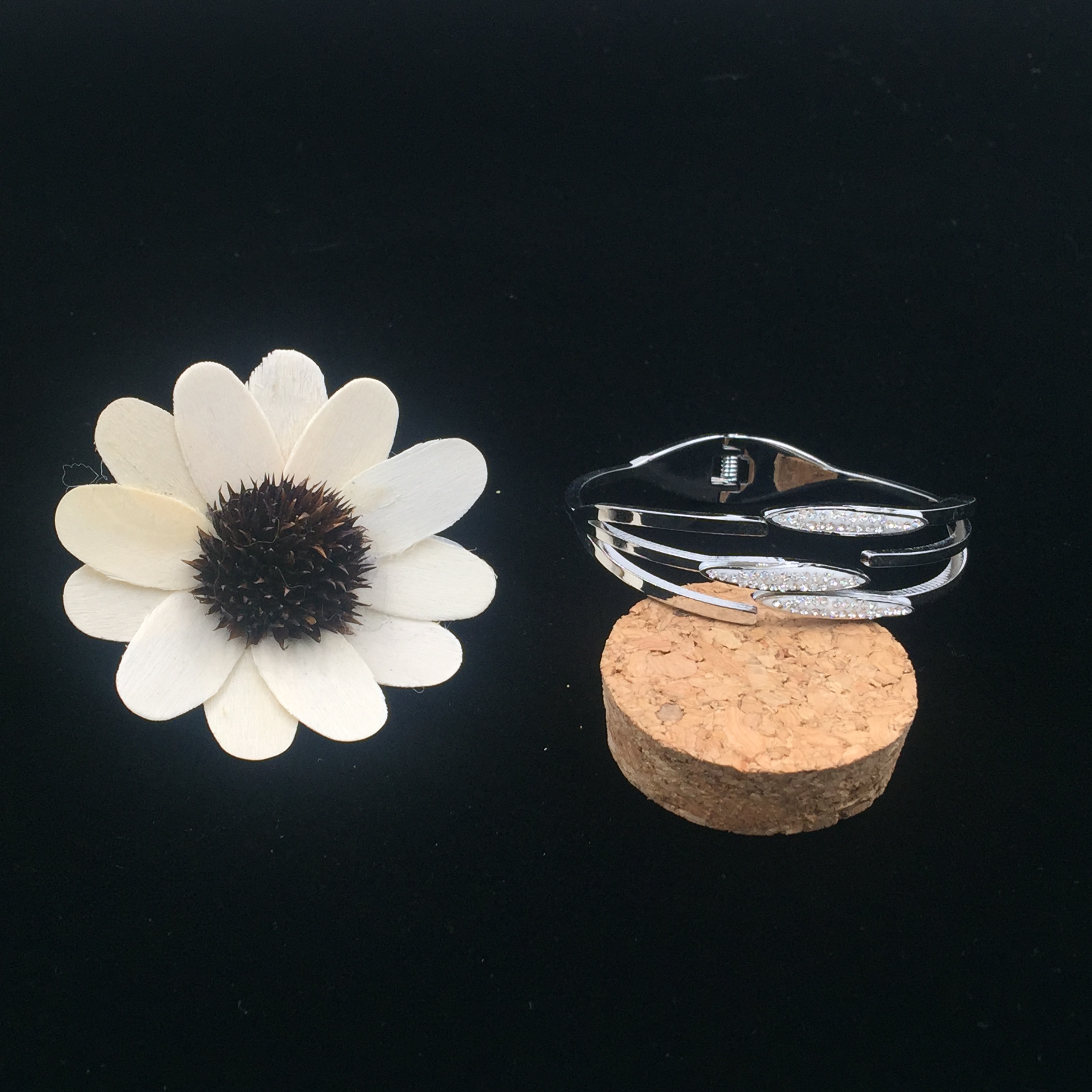 Fashion Trend 316L Stainless Steel Hollow Silver Bracelet
