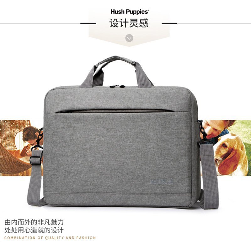 Computer Hand-Carrying Shoulder Bag Briefcase Men&#039;s and Women&#039;s Business Notebook Handbag 15.6-Inch Computer Bag