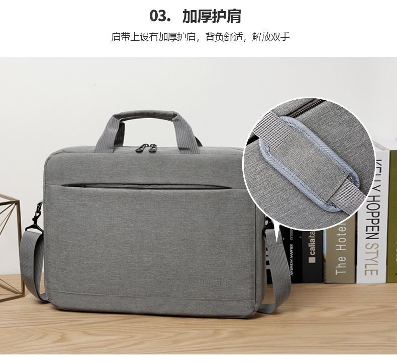 Computer Hand-Carrying Shoulder Bag Briefcase Men's and Women's Business Notebook Handbag 15.6-Inch Computer Bag Computer Hand-Carrying Shoulder Bag Briefcase Men's and Women's Business Notebook Handbag 15.6-Inch Computer Bag