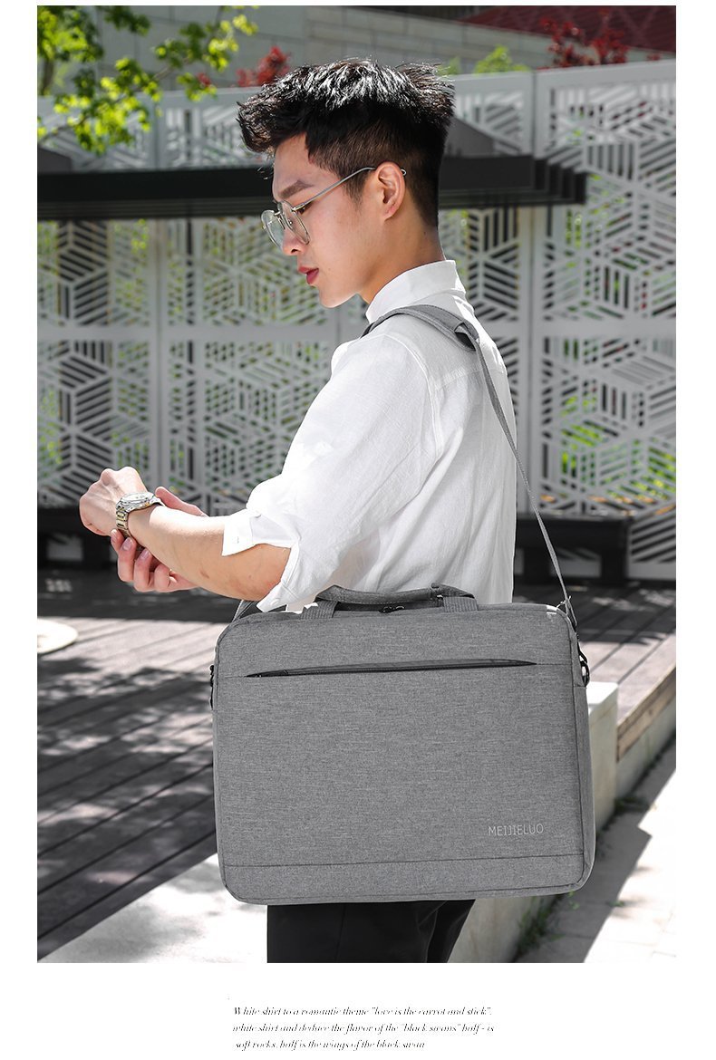 Computer Hand-Carrying Shoulder Bag Briefcase Men's and Women's Business Notebook Handbag 15.6-Inch Computer Bag Computer Hand-Carrying Shoulder Bag Briefcase Men's and Women's Business Notebook Handbag 15.6-Inch Computer Bag