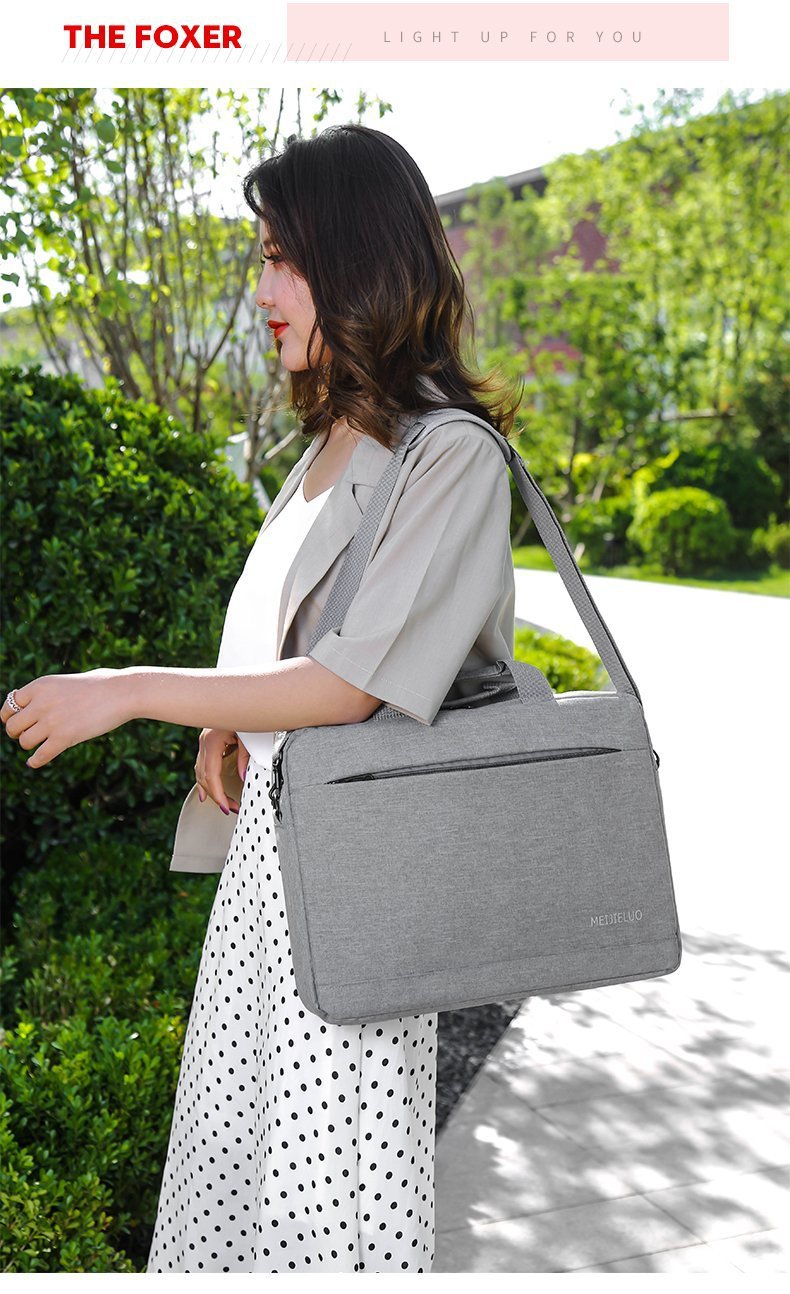 Computer Hand-Carrying Shoulder Bag Briefcase Men's and Women's Business Notebook Handbag 15.6-Inch Computer Bag Computer Hand-Carrying Shoulder Bag Briefcase Men's and Women's Business Notebook Handbag 15.6-Inch Computer Bag