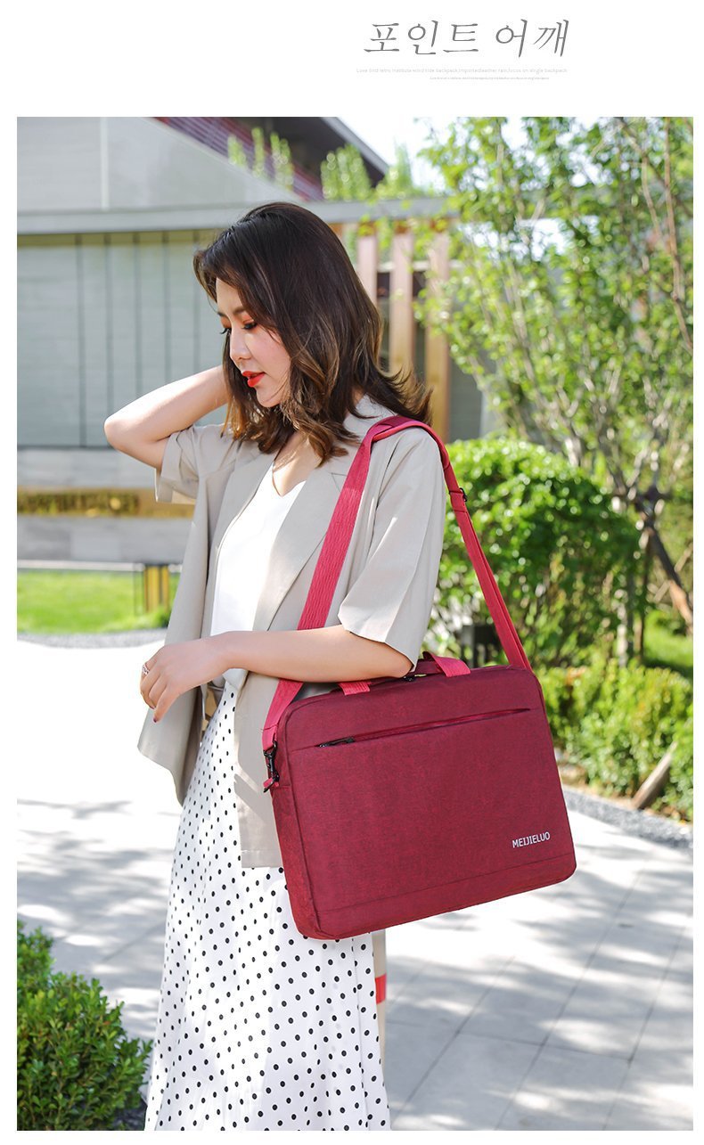 Computer Hand-Carrying Shoulder Bag Briefcase Men's and Women's Business Notebook Handbag 15.6-Inch Computer Bag Computer Hand-Carrying Shoulder Bag Briefcase Men's and Women's Business Notebook Handbag 15.6-Inch Computer Bag