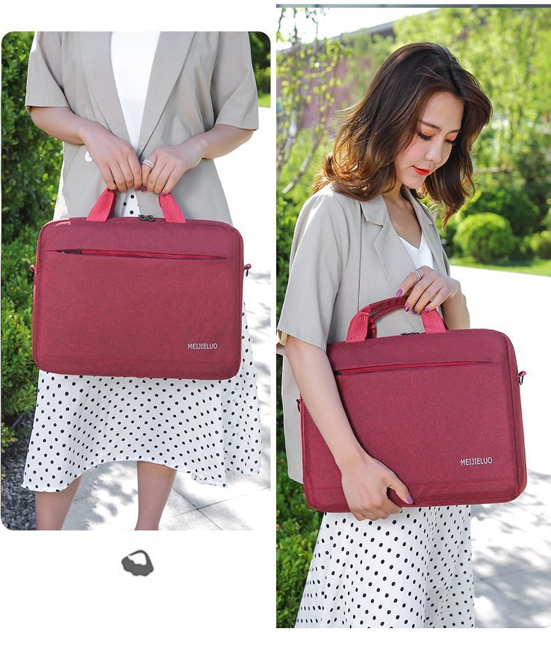 Computer Hand-Carrying Shoulder Bag Briefcase Men's and Women's Business Notebook Handbag 15.6-Inch Computer Bag Computer Hand-Carrying Shoulder Bag Briefcase Men's and Women's Business Notebook Handbag 15.6-Inch Computer Bag