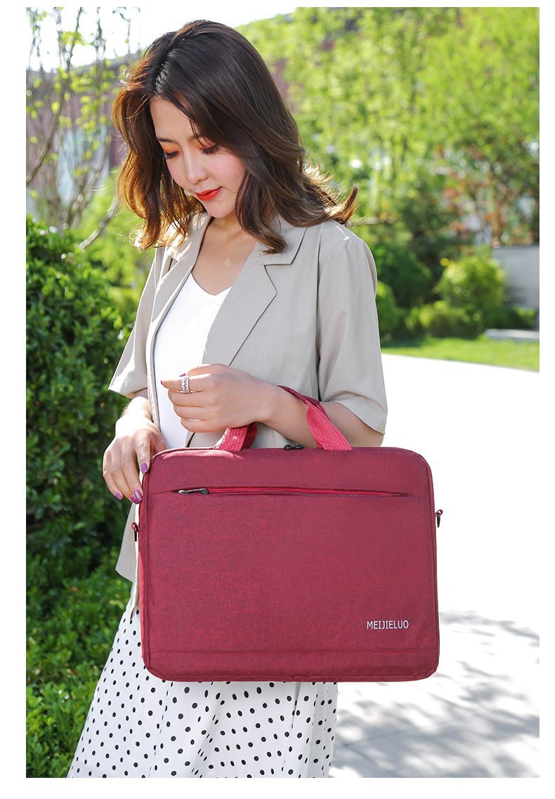 Computer Hand-Carrying Shoulder Bag Briefcase Men's and Women's Business Notebook Handbag 15.6-Inch Computer Bag Computer Hand-Carrying Shoulder Bag Briefcase Men's and Women's Business Notebook Handbag 15.6-Inch Computer Bag