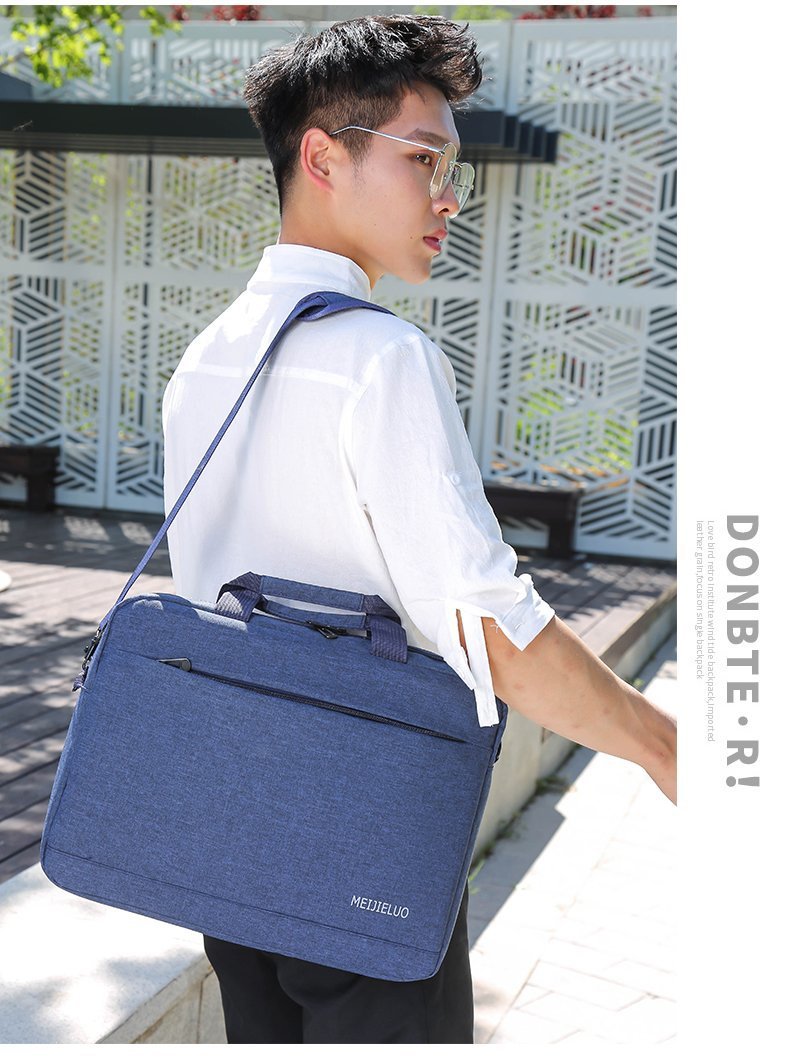 Computer Hand-Carrying Shoulder Bag Briefcase Men's and Women's Business Notebook Handbag 15.6-Inch Computer Bag Computer Hand-Carrying Shoulder Bag Briefcase Men's and Women's Business Notebook Handbag 15.6-Inch Computer Bag