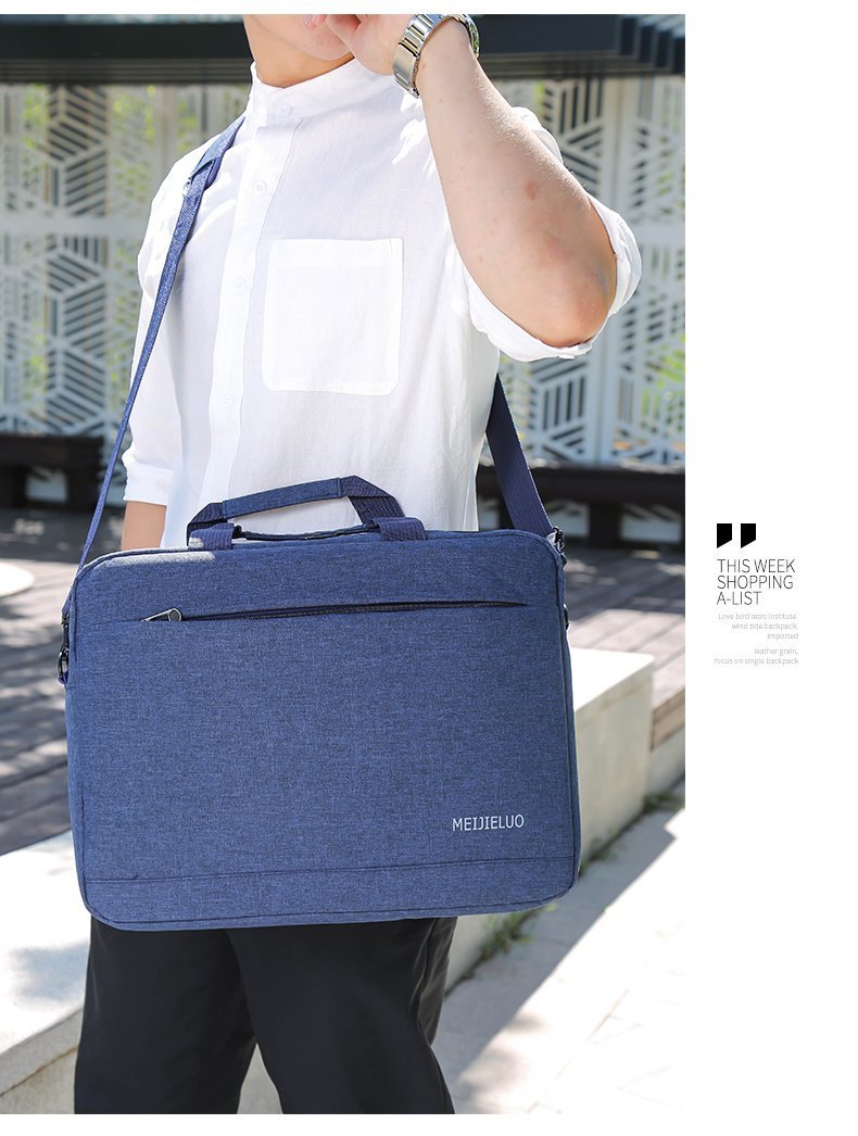 Computer Hand-Carrying Shoulder Bag Briefcase Men's and Women's Business Notebook Handbag 15.6-Inch Computer Bag Computer Hand-Carrying Shoulder Bag Briefcase Men's and Women's Business Notebook Handbag 15.6-Inch Computer Bag