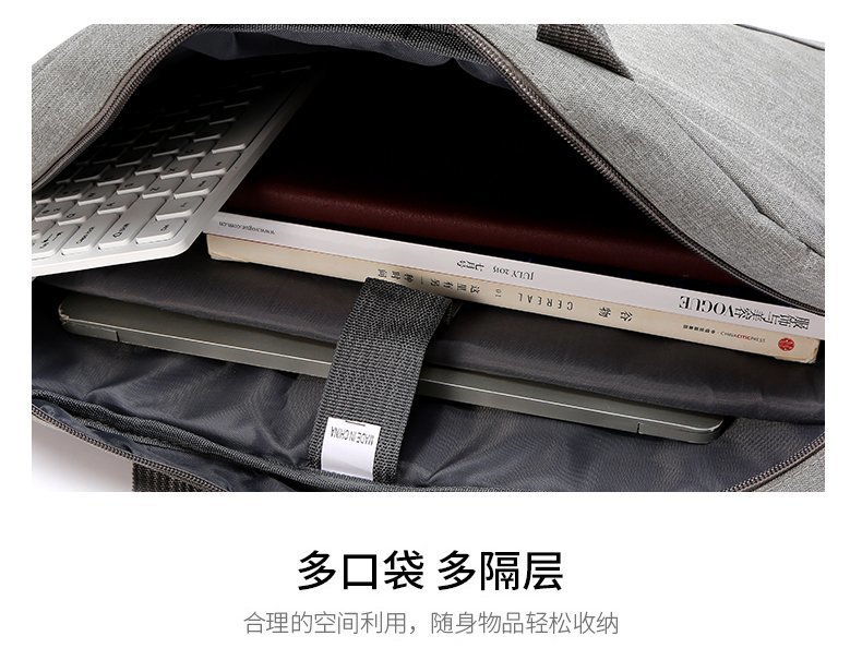 Computer Hand-Carrying Shoulder Bag Briefcase Men's and Women's Business Notebook Handbag 15.6-Inch Computer Bag Computer Hand-Carrying Shoulder Bag Briefcase Men's and Women's Business Notebook Handbag 15.6-Inch Computer Bag