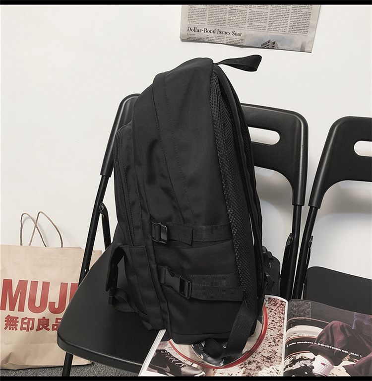 Computer Backpack Men's Large Capacity New Oxford Cloth Leisure Harajuku Style High School Student Bag Wholesale Backpack Men