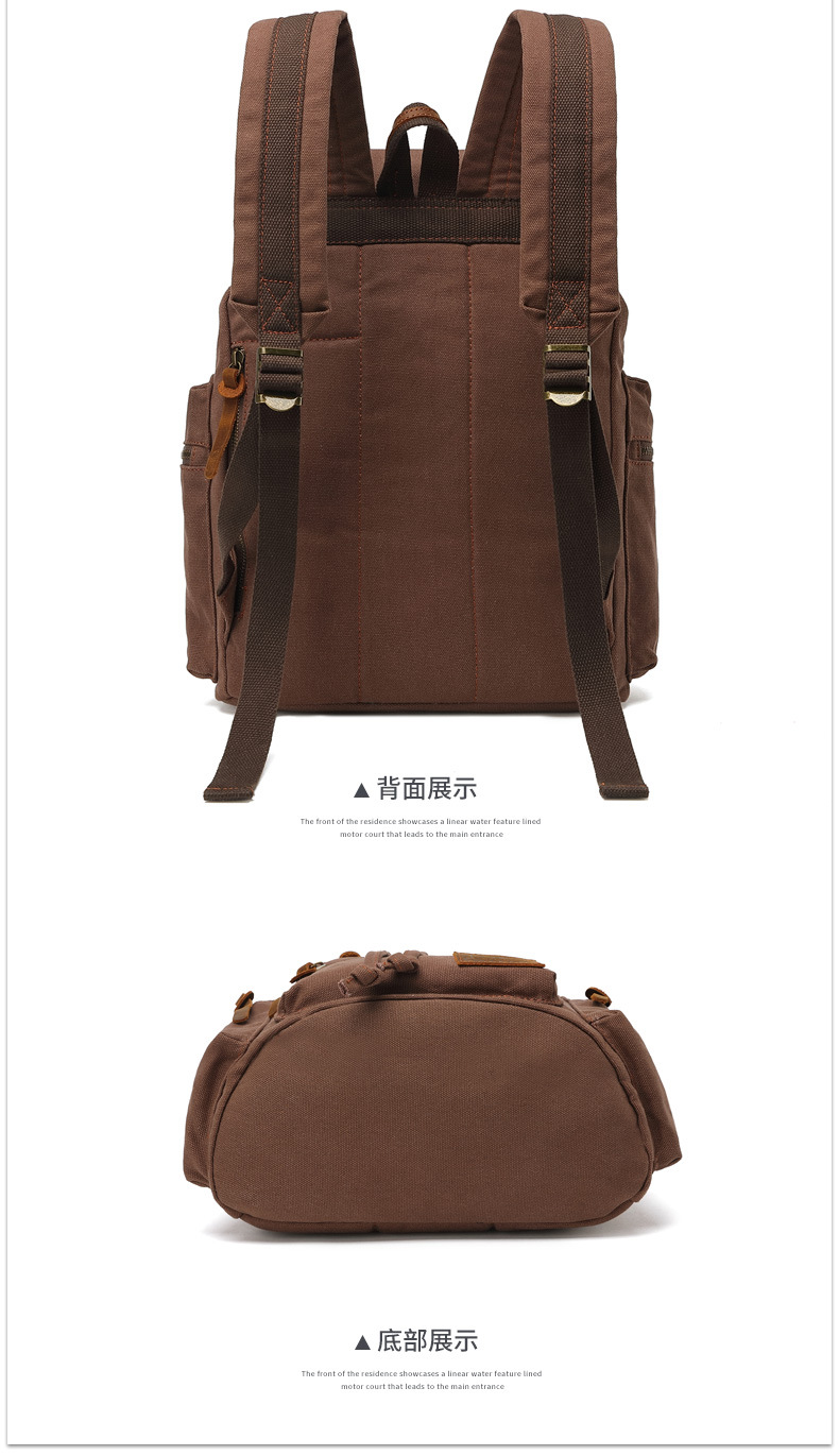 AugurSoaring Canvas Bag Retro Men's Bag Backpack Computer Bag Student Bag CrossBorder AugurSoaring Canvas Bag Retro Men's Bag Backpack Computer Bag Student Bag CrossBorder