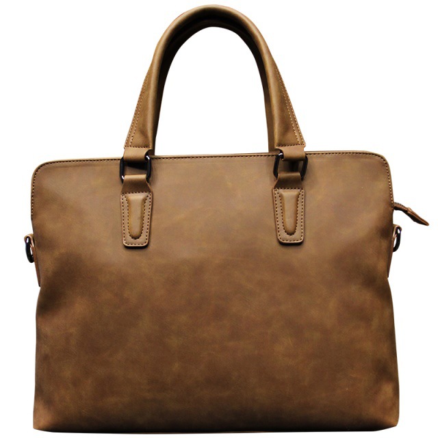 Korean Style Fashion Men&#039;s Bag Horse Leather Men&#039;s Handbag Shoulder Bag Men&#039;s Briefcase Multifunctional Computer Bag Casual