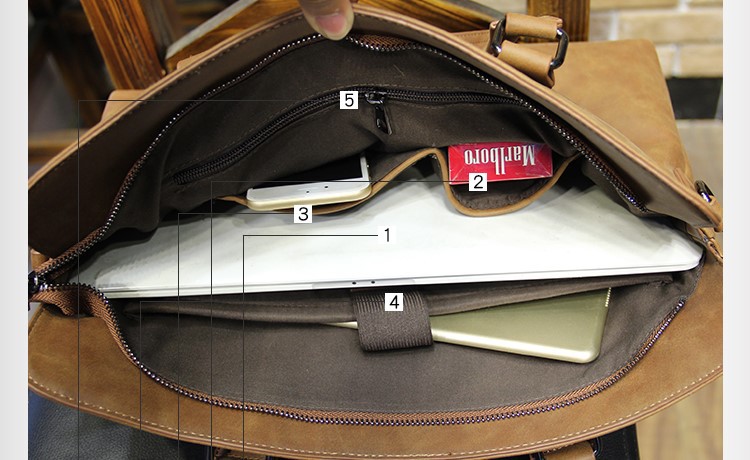 Korean Style Fashion Men's Bag Horse Leather Men's Handbag Shoulder Bag Men's Briefcase Multifunctional Computer Bag Casual Korean Style Fashion Men's Bag Horse Leather Men's Handbag Shoulder Bag Men's Briefcase Multifunctional Computer Bag Casual