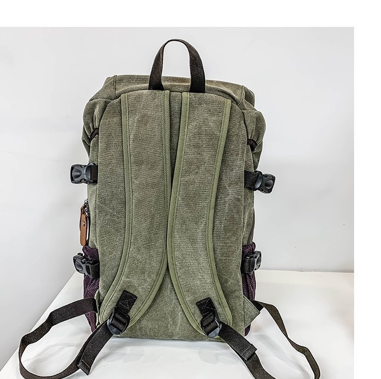 Men's and Women's Backpack Fashion Trend Canvas Backpack Youth Computer Backpack College Students Bag Leisure Travel Bag Men's and Women's Backpack Fashion Trend Canvas Backpack Youth Computer Backpack College Students Bag Leisure Travel Bag
