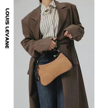 Cowhide Colorblock Tote Bag Female 2021winter New Shoulder Underarm Bag Commuter Computer Bag Handbags for Moms Tide
