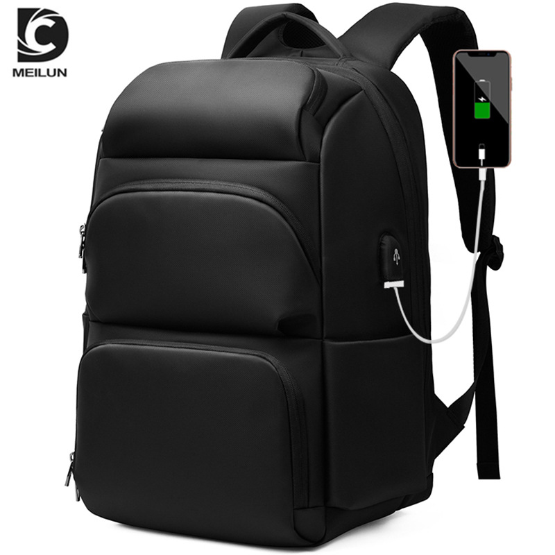 DC CrossBorder New MultiFunction Business Backpack Male USB Large Capacity Computer Bag Gift Student AntiTheft Backpack