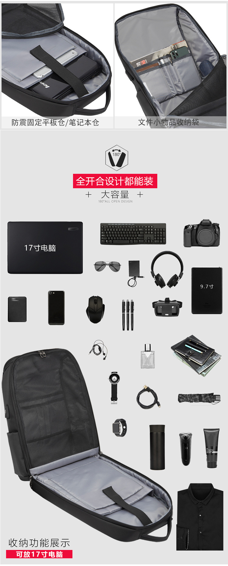 DC CrossBorder New MultiFunction Business Backpack Male USB Large Capacity Computer Bag Gift Student AntiTheft Backpack DC CrossBorder New MultiFunction Business Backpack Male USB Large Capacity Computer Bag Gift Student AntiTheft Backpack