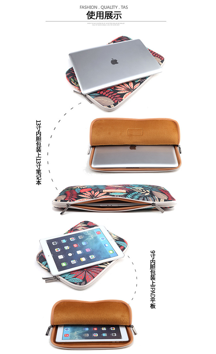 Lisen Colorful Laptop Sleeve 156Inch Computer Bag for Apple 1011121314 Lisen Colorful Laptop Sleeve 156Inch Computer Bag for Apple 1011121314