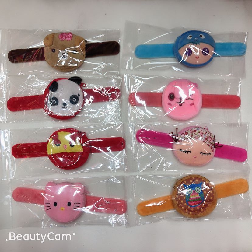 Patting ring plush Patting ring purse children &#039;s animal Patting ring zero wallet Patting ring bracelet children&#039; s wrist watch