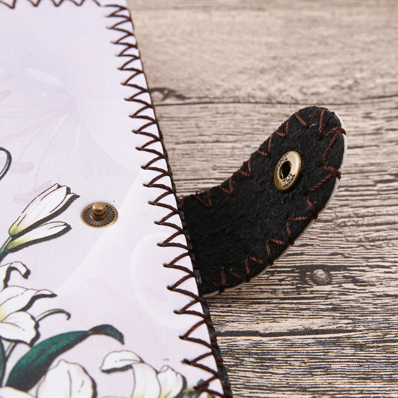  upgraded version of hand - made wallet lady leather cabinet wallet ethnic style hand - made wallet can be customized bag 