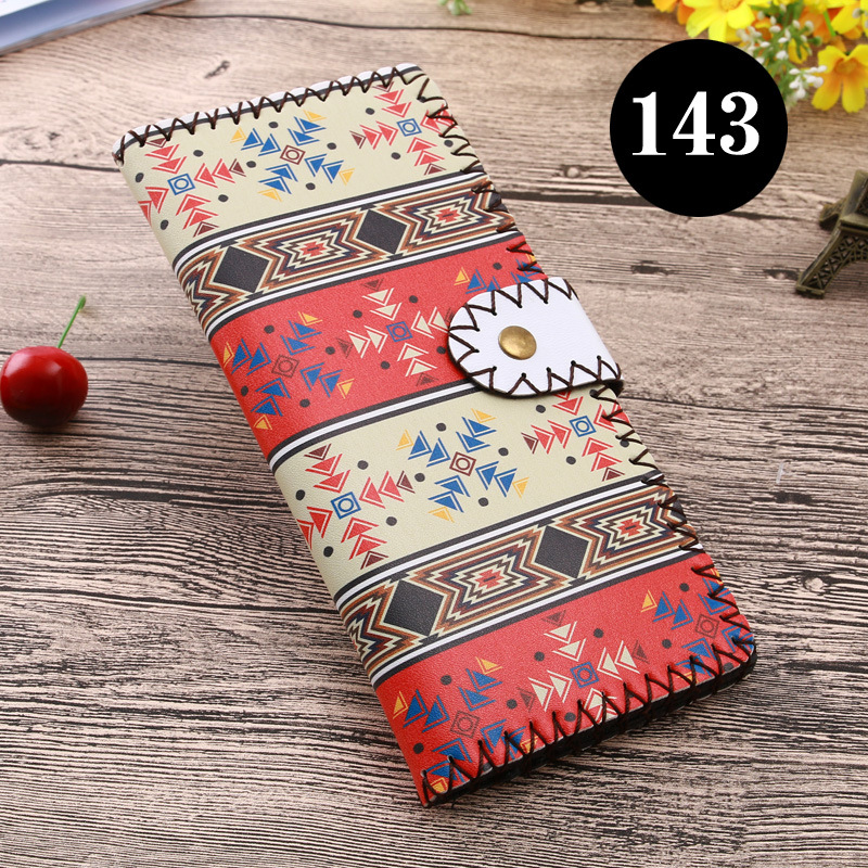  upgraded version of hand - made wallet lady leather cabinet wallet ethnic style hand - made wallet can be customized bag 