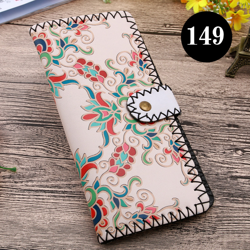  upgraded version of hand - made wallet lady leather cabinet wallet ethnic style hand - made wallet can be customized bag 