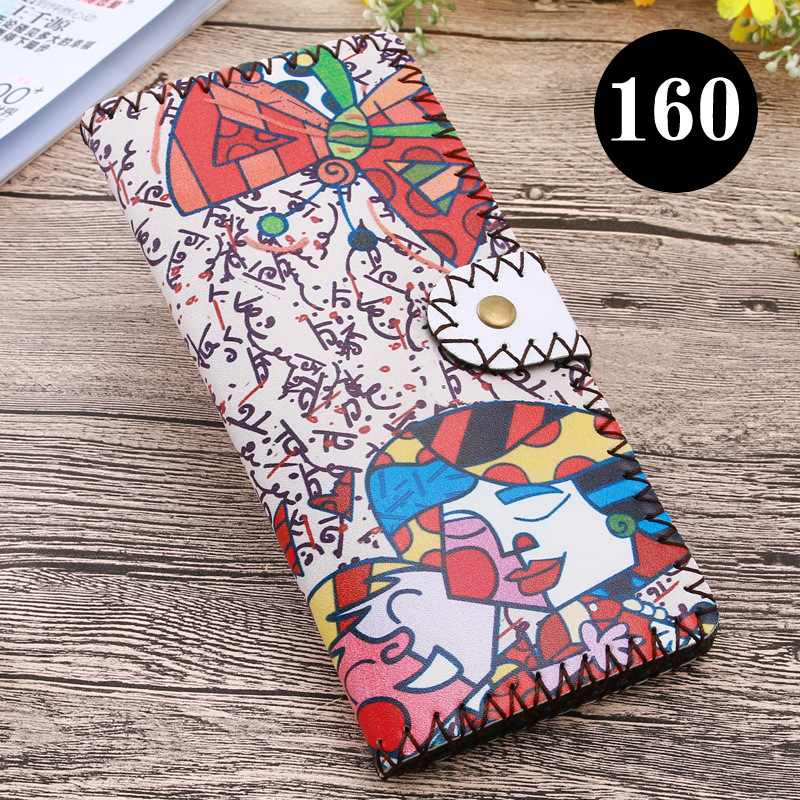  upgraded version of hand - made wallet lady leather cabinet wallet ethnic style hand - made wallet can be customized bag 