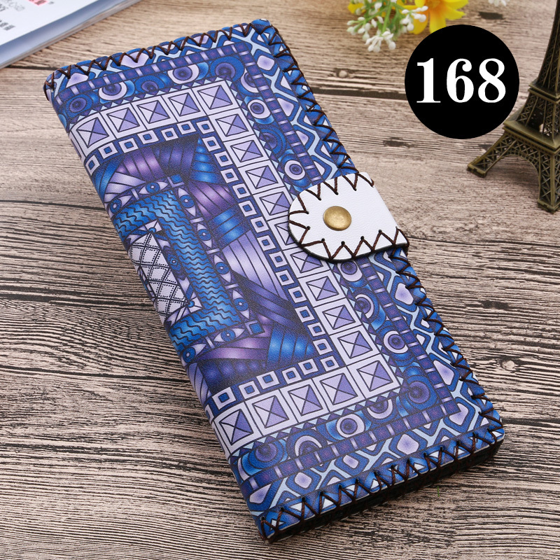 upgraded version of hand - made wallet lady leather cabinet wallet ethnic style hand - made wallet can be customized bag 