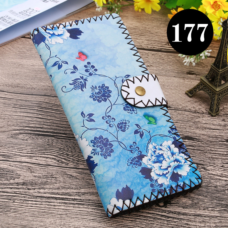  upgraded version of hand - made wallet lady leather cabinet wallet ethnic style hand - made wallet can be customized bag 