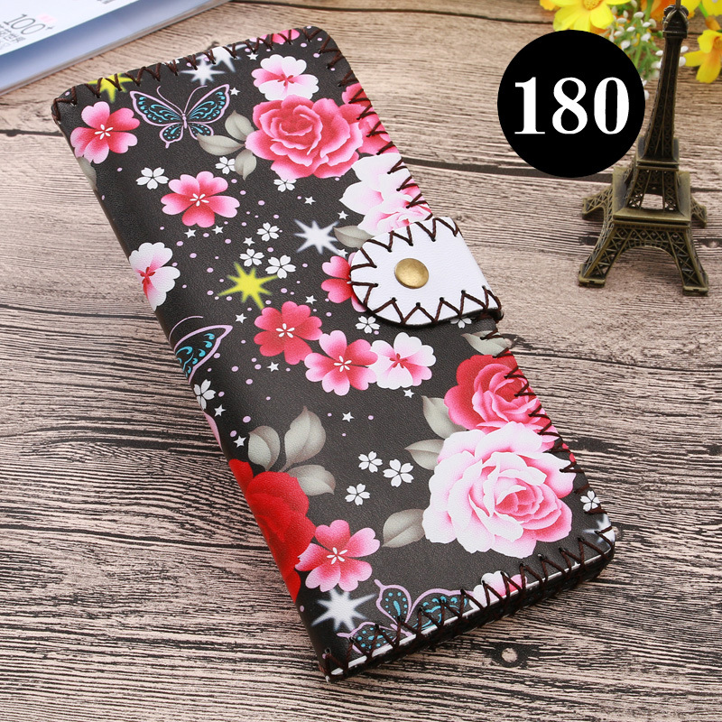  upgraded version of hand - made wallet lady leather cabinet wallet ethnic style hand - made wallet can be customized bag 