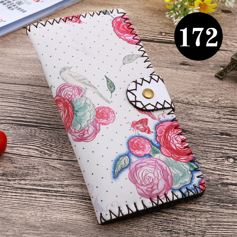  upgraded version of hand - made wallet lady leather cabinet wallet ethnic style hand - made wallet can be customized bag 