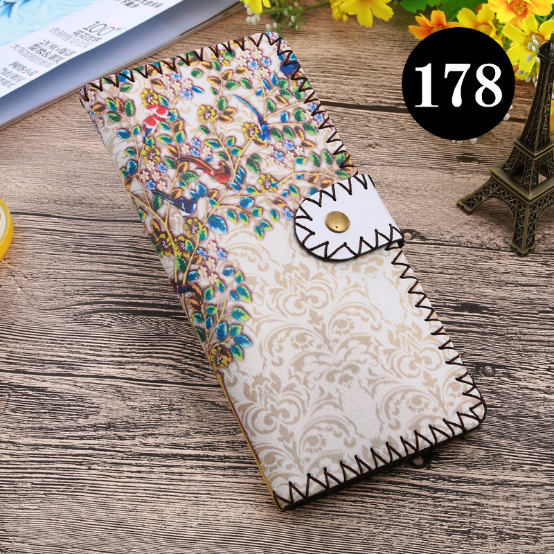  upgraded version of hand - made wallet lady leather cabinet wallet ethnic style hand - made wallet can be customized bag 